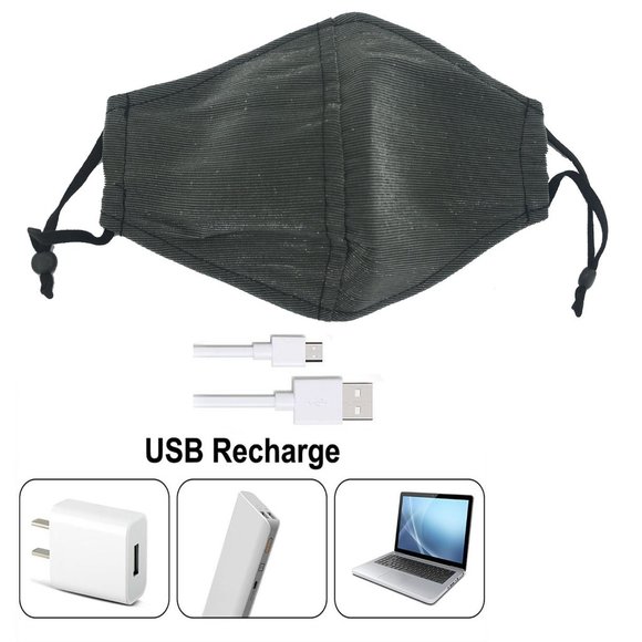 7 Color LED Light Up LED Mask USB Rechargeable - Picture 2 of 8